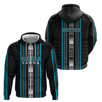 Personalised Faleula Samoa Zip Hoodie Samoan Tribal Pattern LT05 - Polynesian Pride