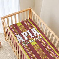 Apia Samoa Baby Bed Cover Samoan Tribal Pattern LT05 - Polynesian Pride