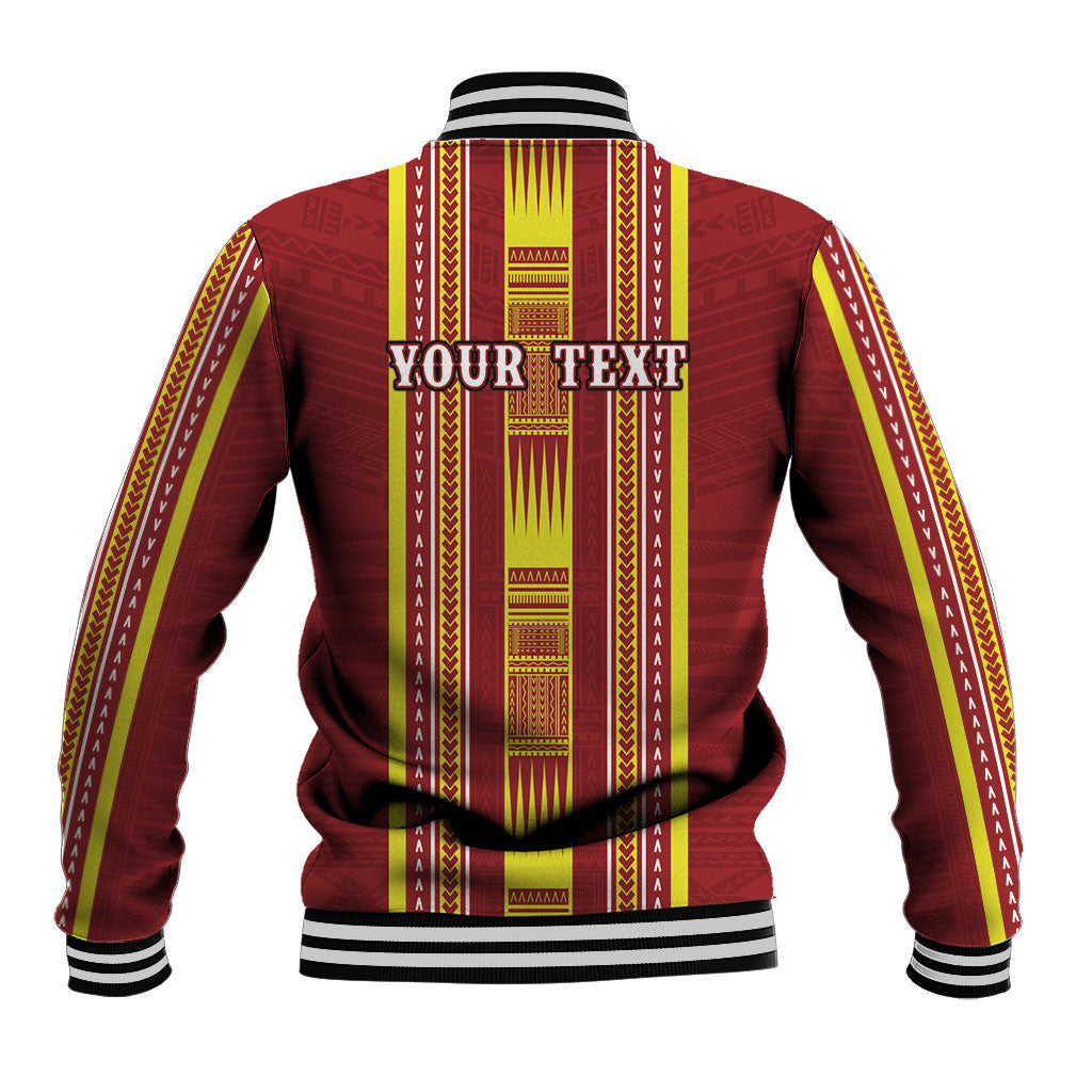 Personalised Apia Samoa Baseball Jacket Samoan Tribal Pattern LT05 - Polynesian Pride