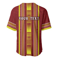 Personalised Apia Samoa Baseball Jersey Samoan Tribal Pattern LT05 - Polynesian Pride