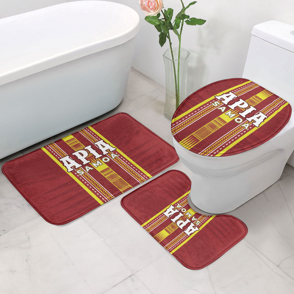 Apia Samoa Bathroom Set Samoan Tribal Pattern LT05 - Polynesian Pride