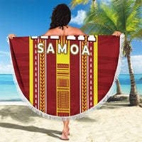 Apia Samoa Beach Blanket Samoan Tribal Pattern LT05 - Polynesian Pride