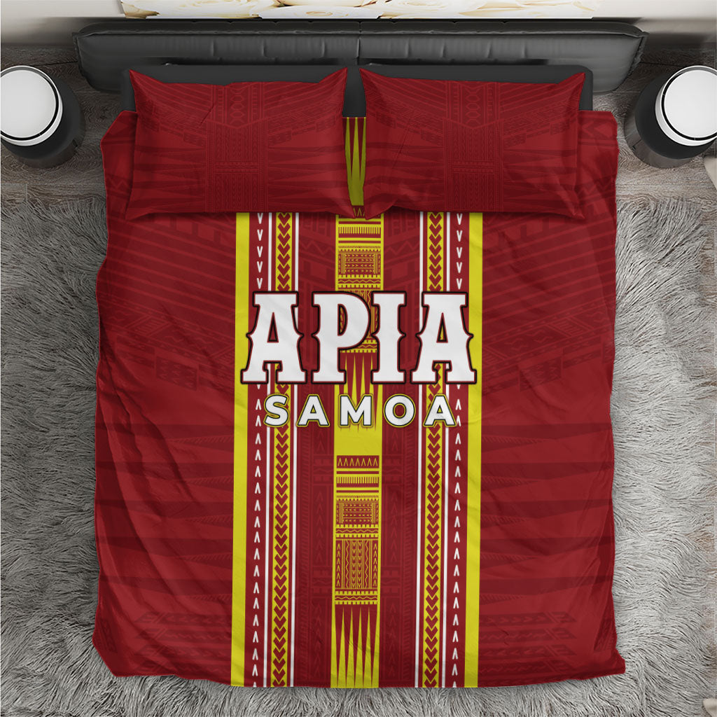 Apia Samoa Bedding Set Samoan Tribal Pattern