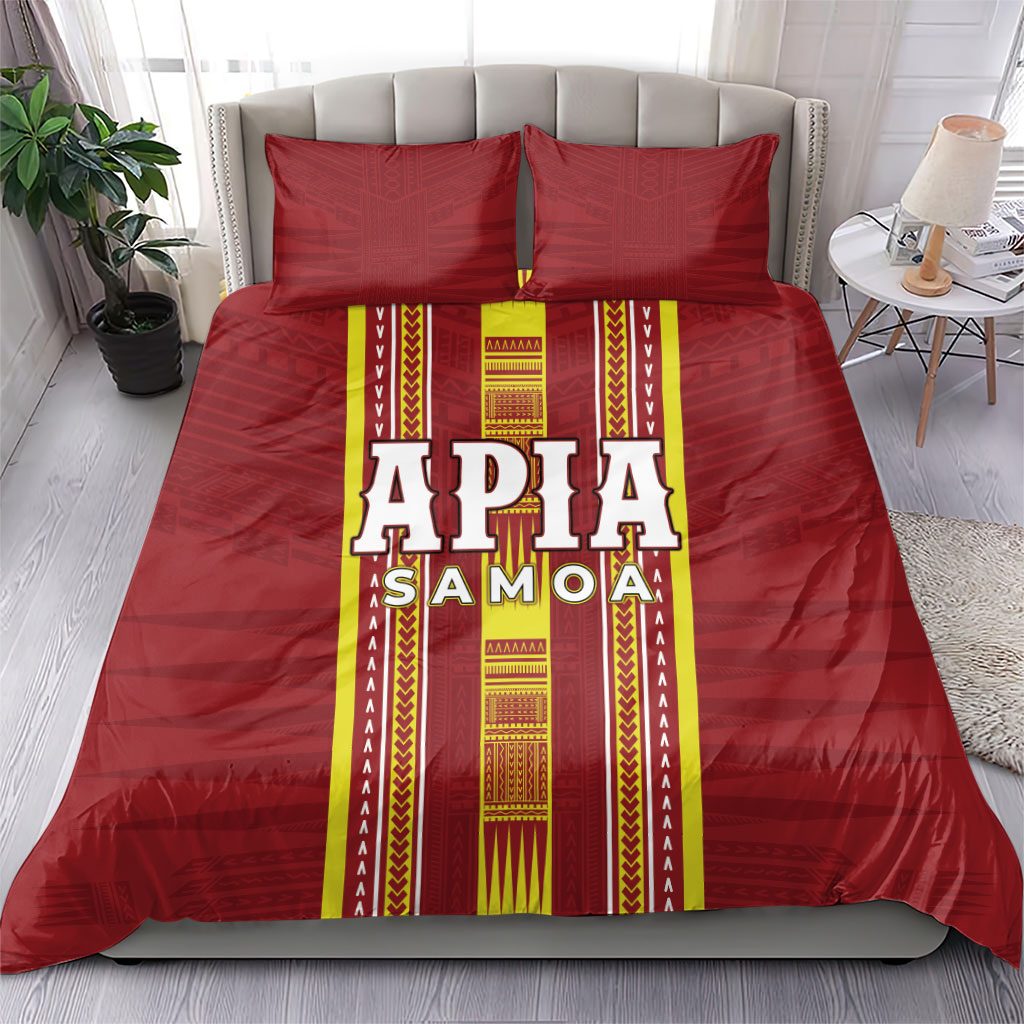 Apia Samoa Bedding Set Samoan Tribal Pattern
