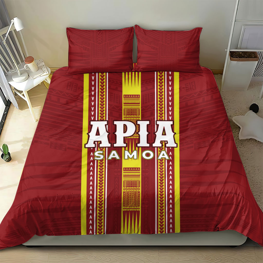 Apia Samoa Bedding Set Samoan Tribal Pattern