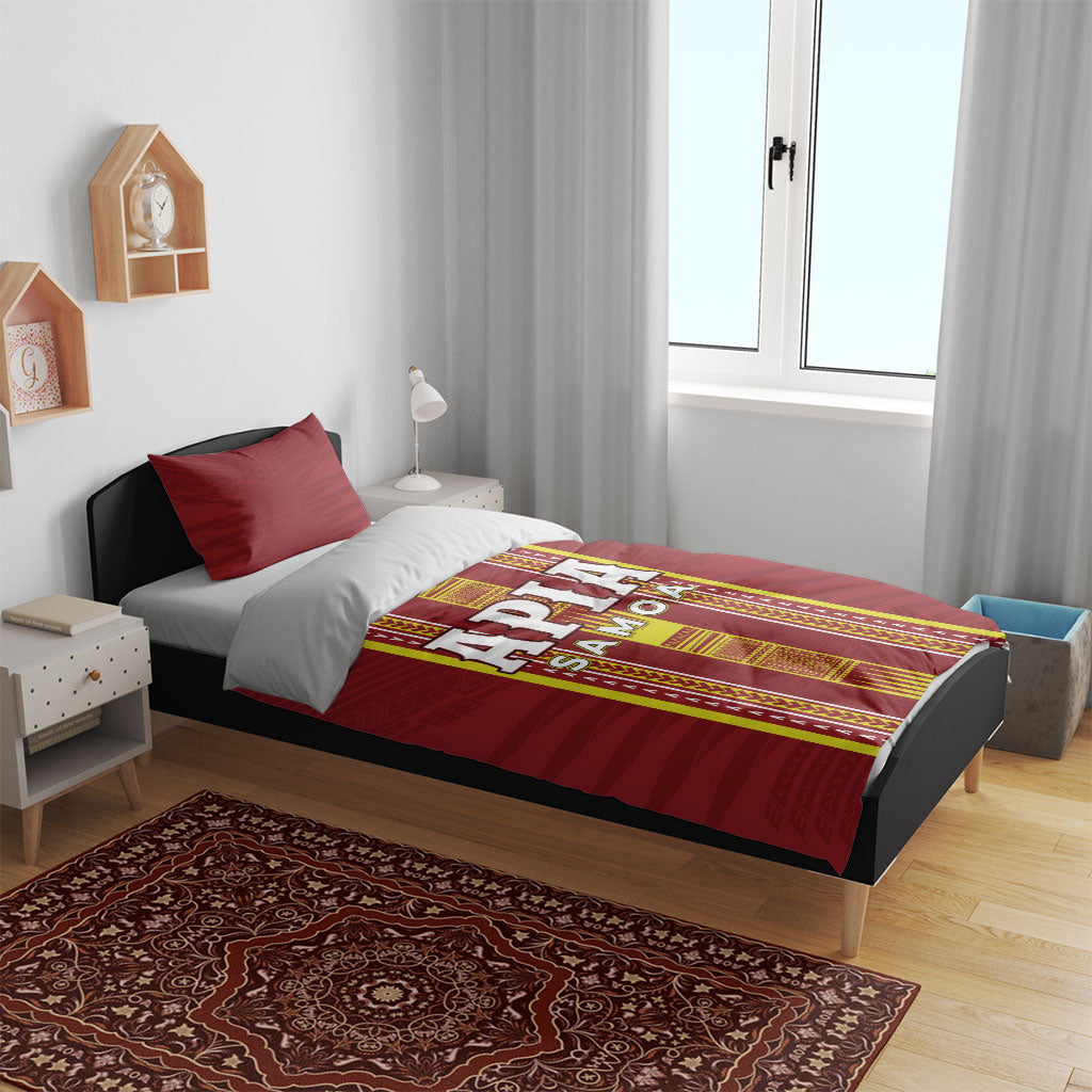 Apia Samoa Bedding Set Samoan Tribal Pattern
