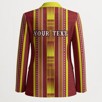 Personalised Apia Samoa Blazer Samoan Tribal Pattern LT05 - Polynesian Pride