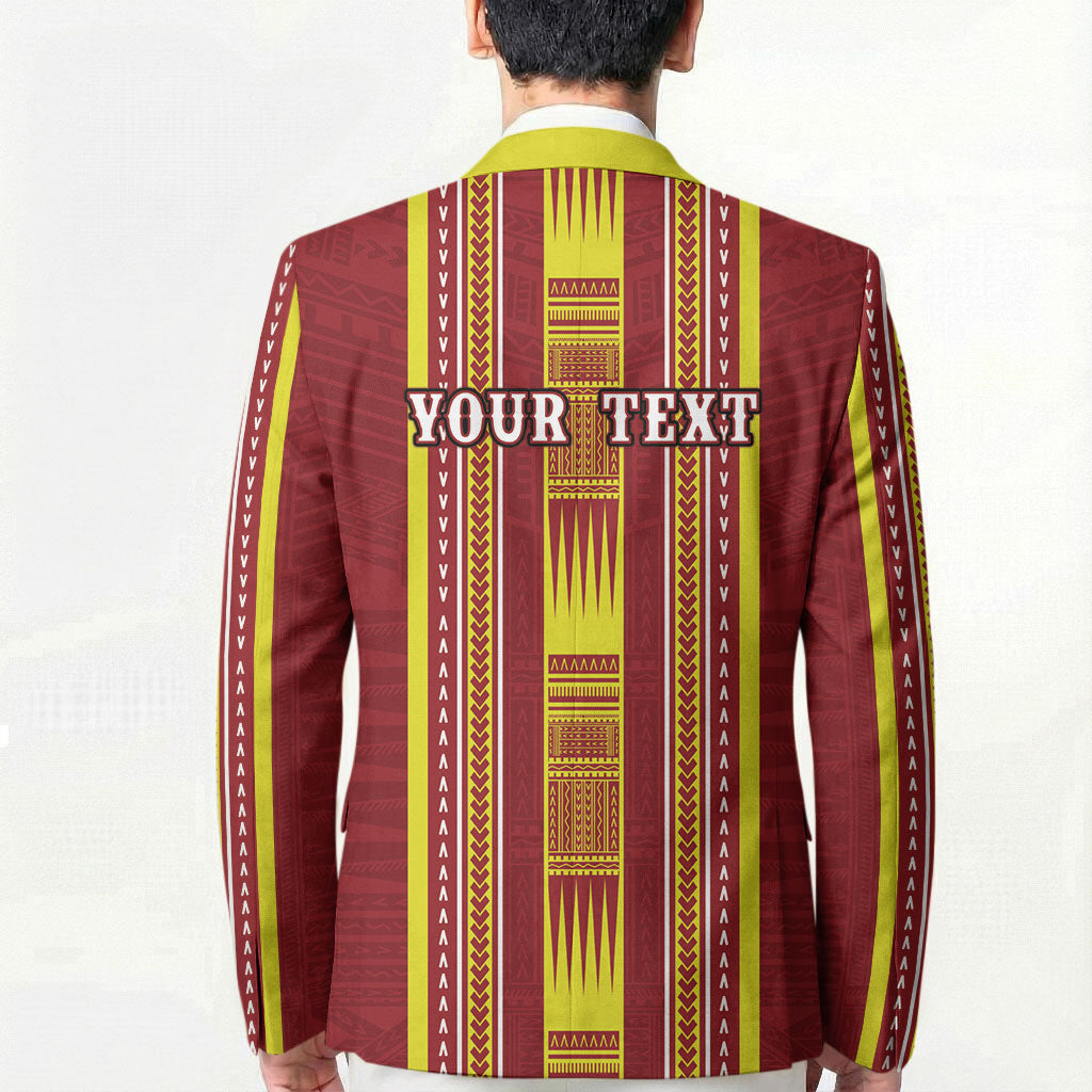 Personalised Apia Samoa Blazer Samoan Tribal Pattern LT05 - Polynesian Pride