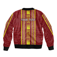 Personalised Apia Samoa Bomber Jacket Samoan Tribal Pattern LT05 - Polynesian Pride