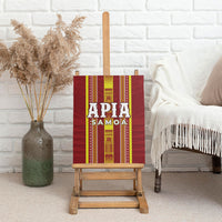 Apia Samoa Canvas Wall Art Samoan Tribal Pattern LT05 - Polynesian Pride