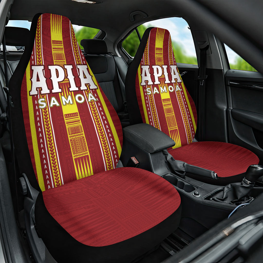 Apia Samoa Car Seat Cover Samoan Tribal Pattern