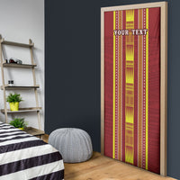 Personalised Apia Samoa Door Cover Samoan Tribal Pattern LT05 - Polynesian Pride