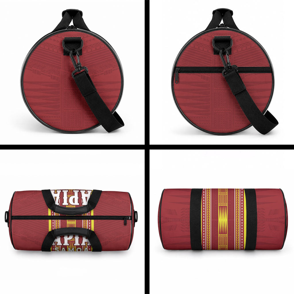 Apia Samoa Duffle Bag Samoan Tribal Pattern