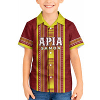 Personalised Apia Samoa Hawaiian Shirt Samoan Tribal Pattern LT05 - Polynesian Pride