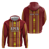 Personalised Apia Samoa Hoodie Samoan Tribal Pattern LT05 - Polynesian Pride