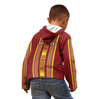 Personalised Apia Samoa Kid Hoodie Samoan Tribal Pattern