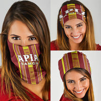 Apia Samoa Neck Gaiter Samoan Tribal Pattern LT05 - Polynesian Pride