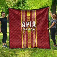 Apia Samoa Quilt Samoan Tribal Pattern LT05 - Polynesian Pride