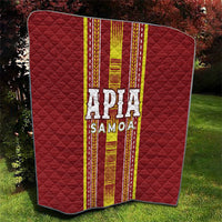 Apia Samoa Quilt Samoan Tribal Pattern LT05 - Polynesian Pride