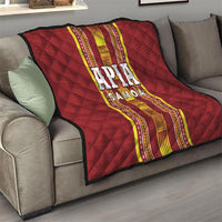 Apia Samoa Quilt Samoan Tribal Pattern LT05 - Polynesian Pride