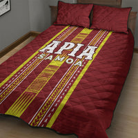 Apia Samoa Quilt Bed Set Samoan Tribal Pattern LT05 - Polynesian Pride