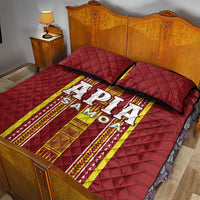 Apia Samoa Quilt Bed Set Samoan Tribal Pattern LT05 - Polynesian Pride