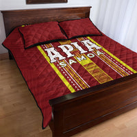 Apia Samoa Quilt Bed Set Samoan Tribal Pattern LT05 - Polynesian Pride