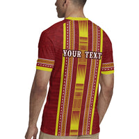 Personalised Apia Samoa Rugby Jersey Samoan Tribal Pattern LT05 - Polynesian Pride