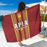 Apia Samoa Sarong Samoan Tribal Pattern LT05 One Size 44 x 66 inches Red - Polynesian Pride