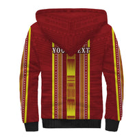 Personalised Apia Samoa Sherpa Hoodie Samoan Tribal Pattern LT05 - Polynesian Pride