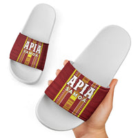 Apia Samoa Slide Sandals Samoan Tribal Pattern LT05 - Polynesian Pride