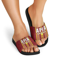 Apia Samoa Slide Sandals Samoan Tribal Pattern LT05 - Polynesian Pride