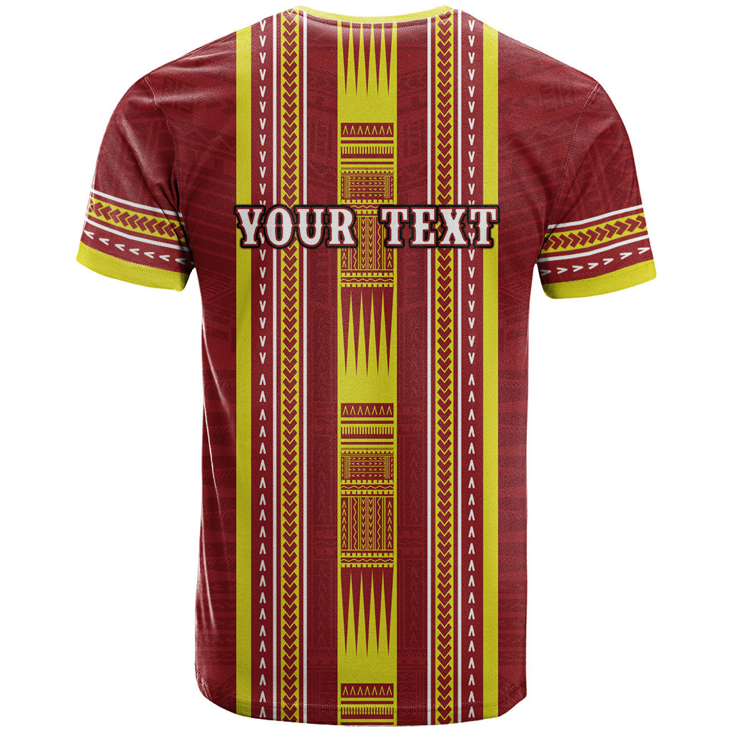 Personalised Apia Samoa T Shirt Samoan Tribal Pattern LT05 - Polynesian Pride