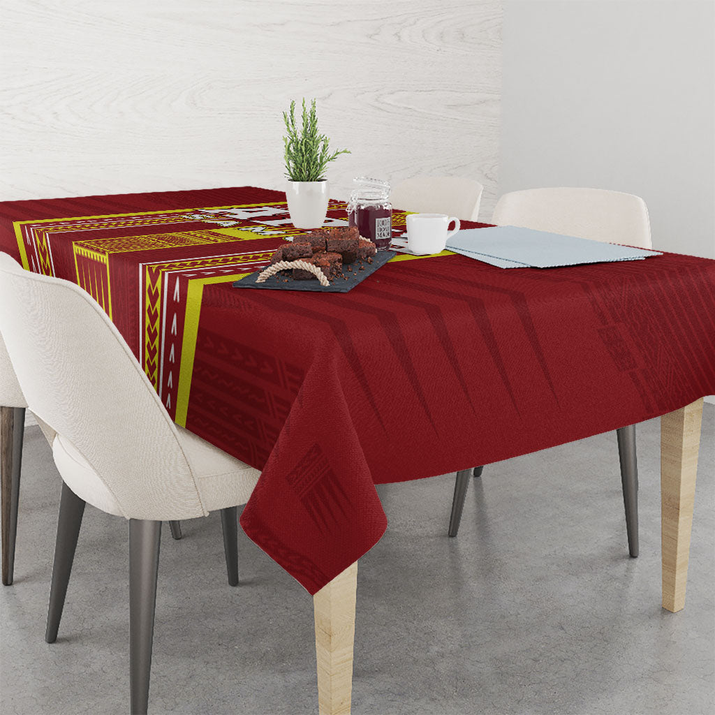Apia Samoa Tablecloth Samoan Tribal Pattern