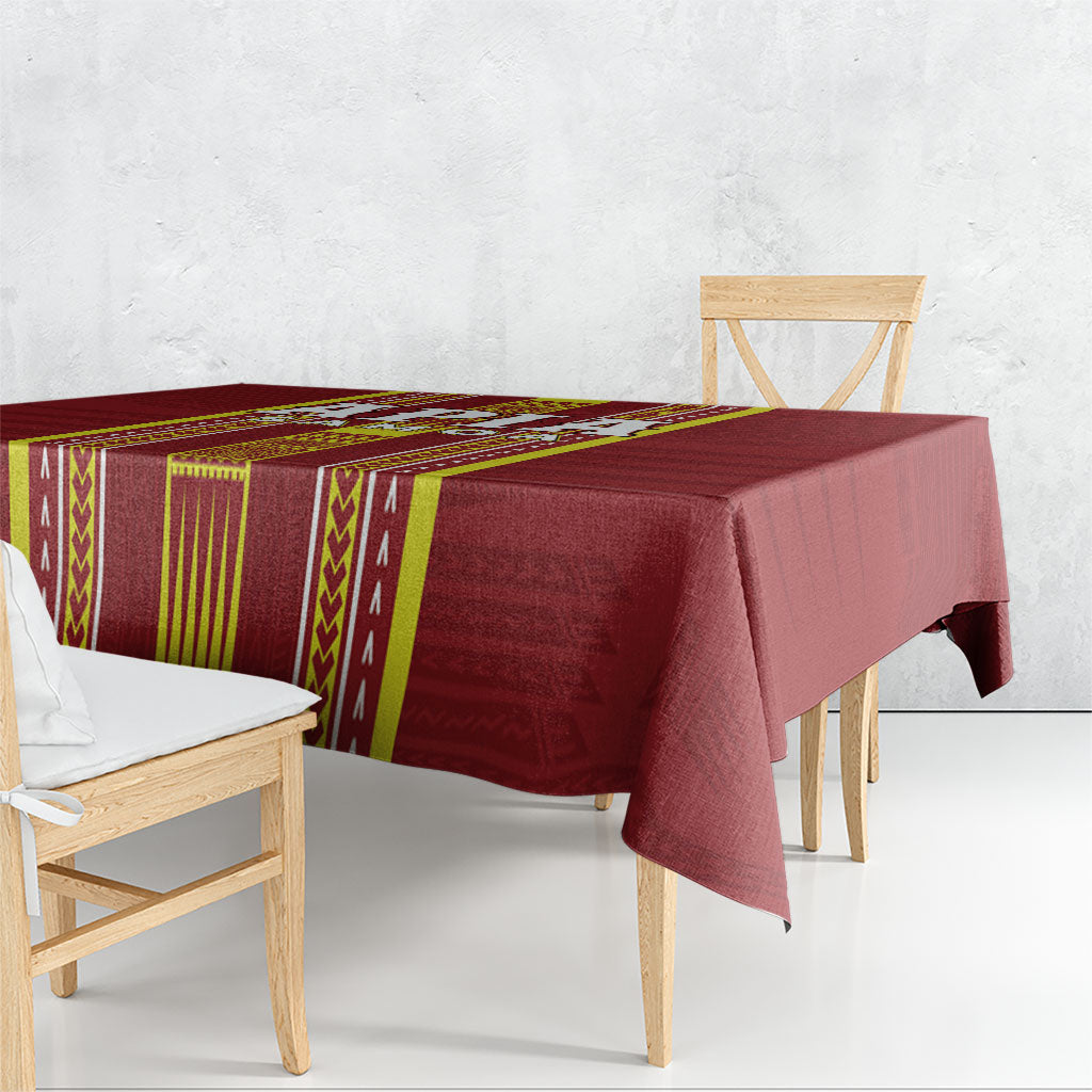 Apia Samoa Tablecloth Samoan Tribal Pattern
