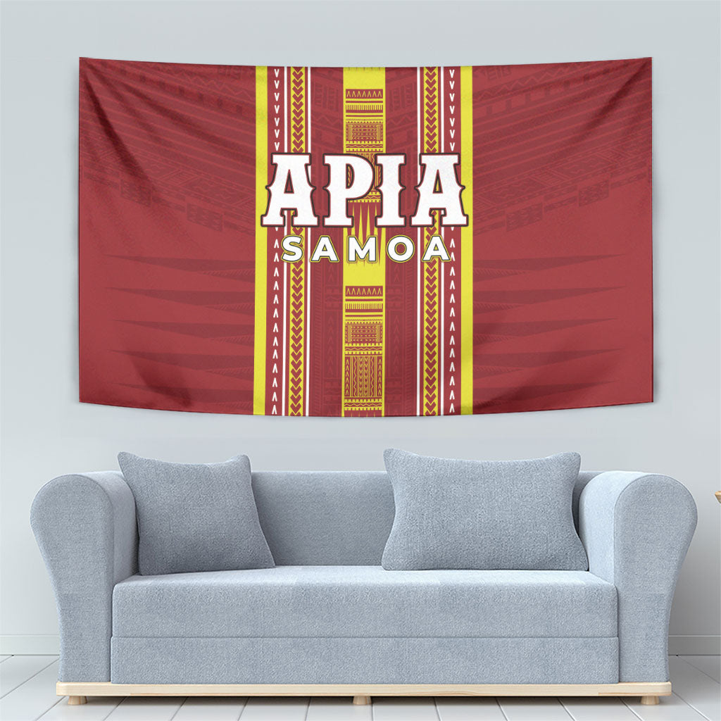 Apia Samoa Tapestry Samoan Tribal Pattern LT05 - Polynesian Pride