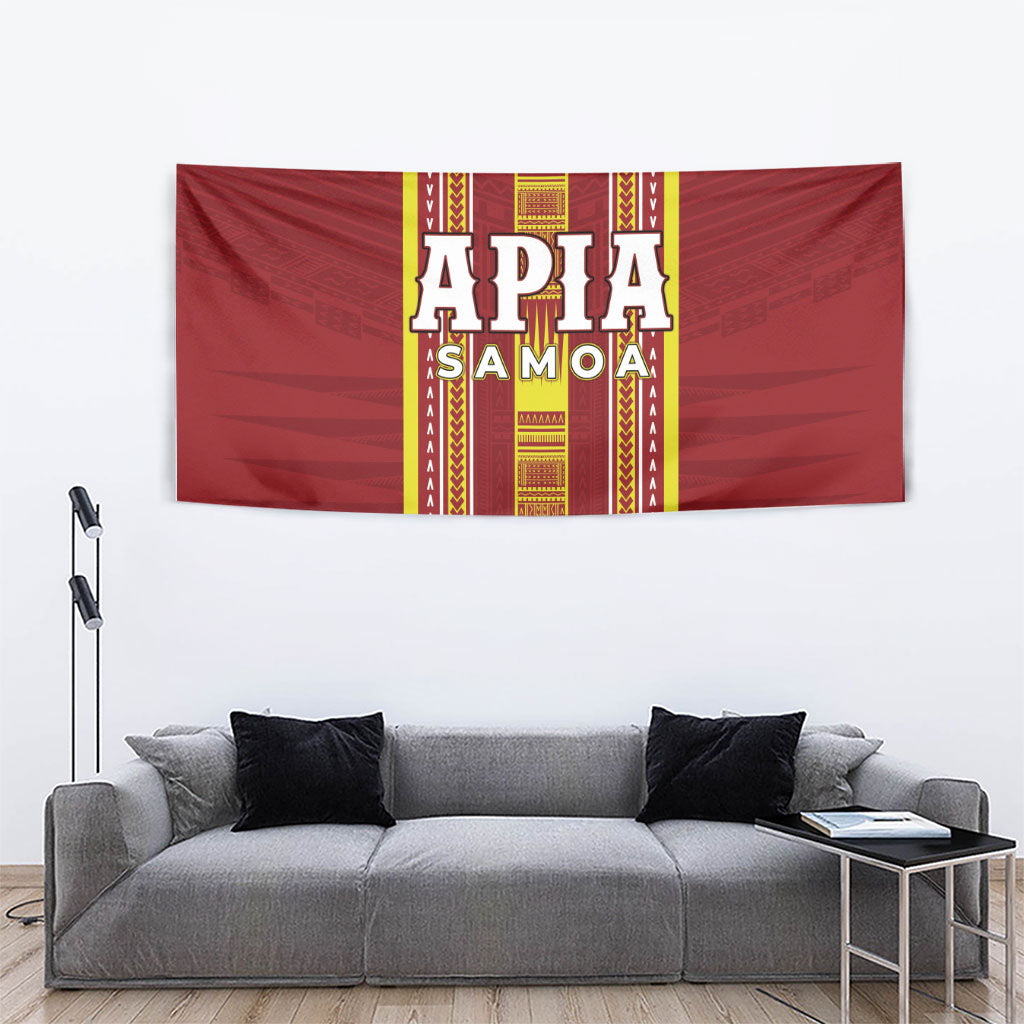 Apia Samoa Tapestry Samoan Tribal Pattern LT05 - Polynesian Pride