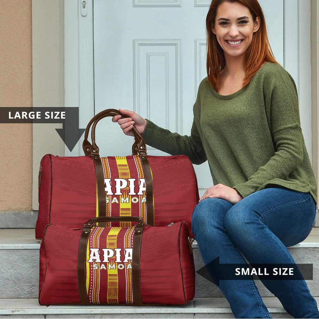 Apia Samoa Travel Bag Samoan Tribal Pattern LT05 - Polynesian Pride