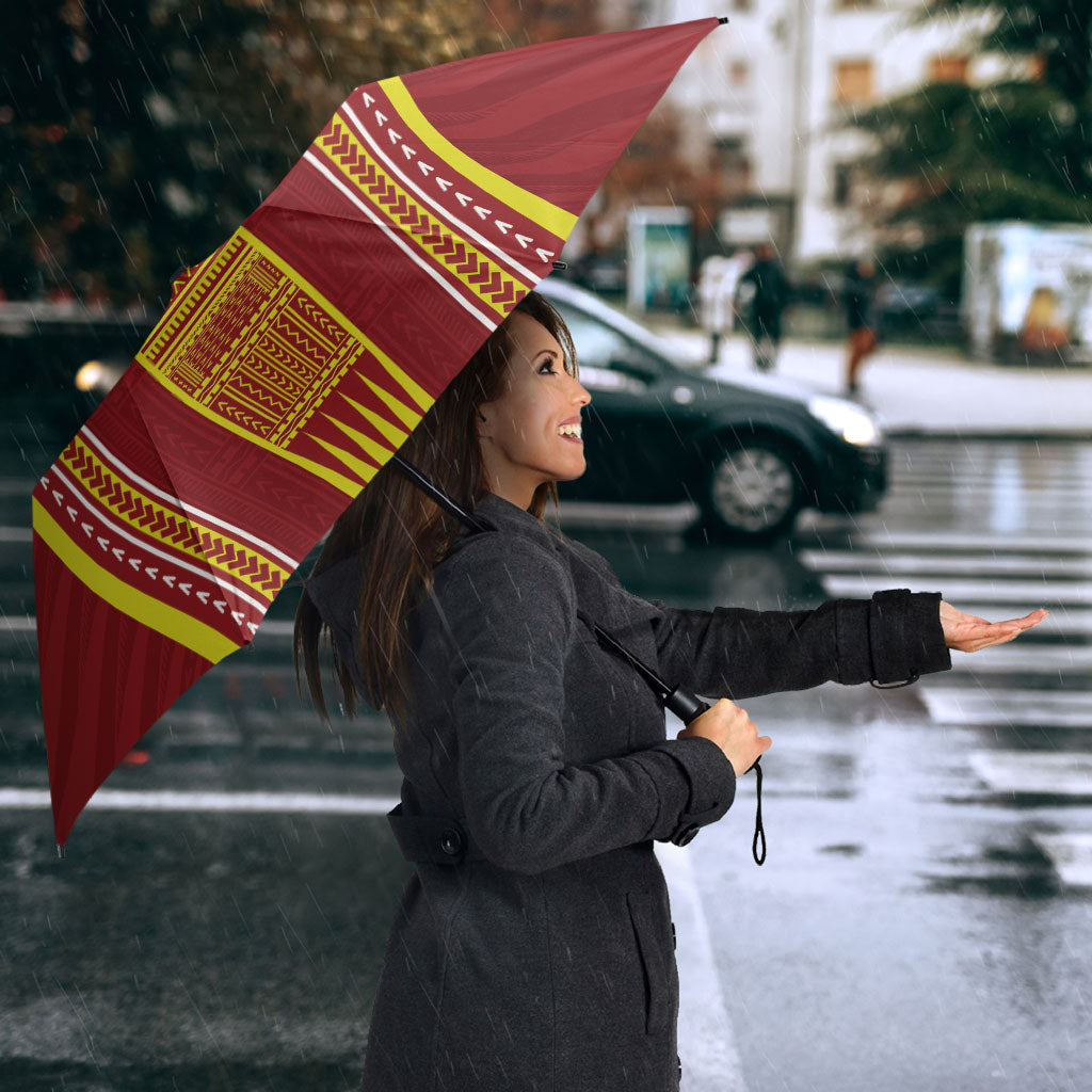 Apia Samoa Umbrella Samoan Tribal Pattern LT05 - Polynesian Pride