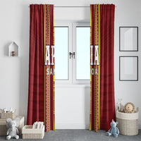 Apia Samoa Window Curtain Samoan Tribal Pattern LT05 - Polynesian Pride