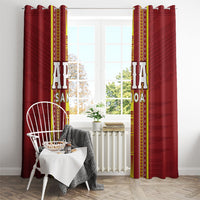 Apia Samoa Window Curtain Samoan Tribal Pattern LT05 - Polynesian Pride