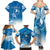 FSM Yap Constitution Day Family Matching Summer Maxi Dress and Hawaiian Shirt Polynesian Batoids LT05 - Polynesian Pride