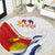 Kiribati Human Rights Day Round Carpet Polynesian Style LT05 White - Polynesian Pride