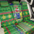 Cook Islands Christmas Back Car Seat Cover Santa Coat Of Arms Meri Kiritimiti