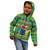 Personalised Cook Islands Christmas Kid Hoodie Santa Coat Of Arms Meri Kiritimiti LT05 - Polynesian Pride