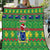 Cook Islands Christmas Quilt Santa Coat Of Arms Meri Kiritimiti LT05 Green - Polynesian Pride