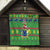 Cook Islands Christmas Quilt Santa Coat Of Arms Meri Kiritimiti LT05 - Polynesian Pride