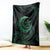 Polynesia Blanket With Islam Crescent And Star LT05 Green - Polynesian Pride