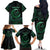 Personalised Polynesia Family Matching Off Shoulder Long Sleeve Dress and Hawaiian Shirt With Islam Crescent And Star LT05 - Polynesian Pride