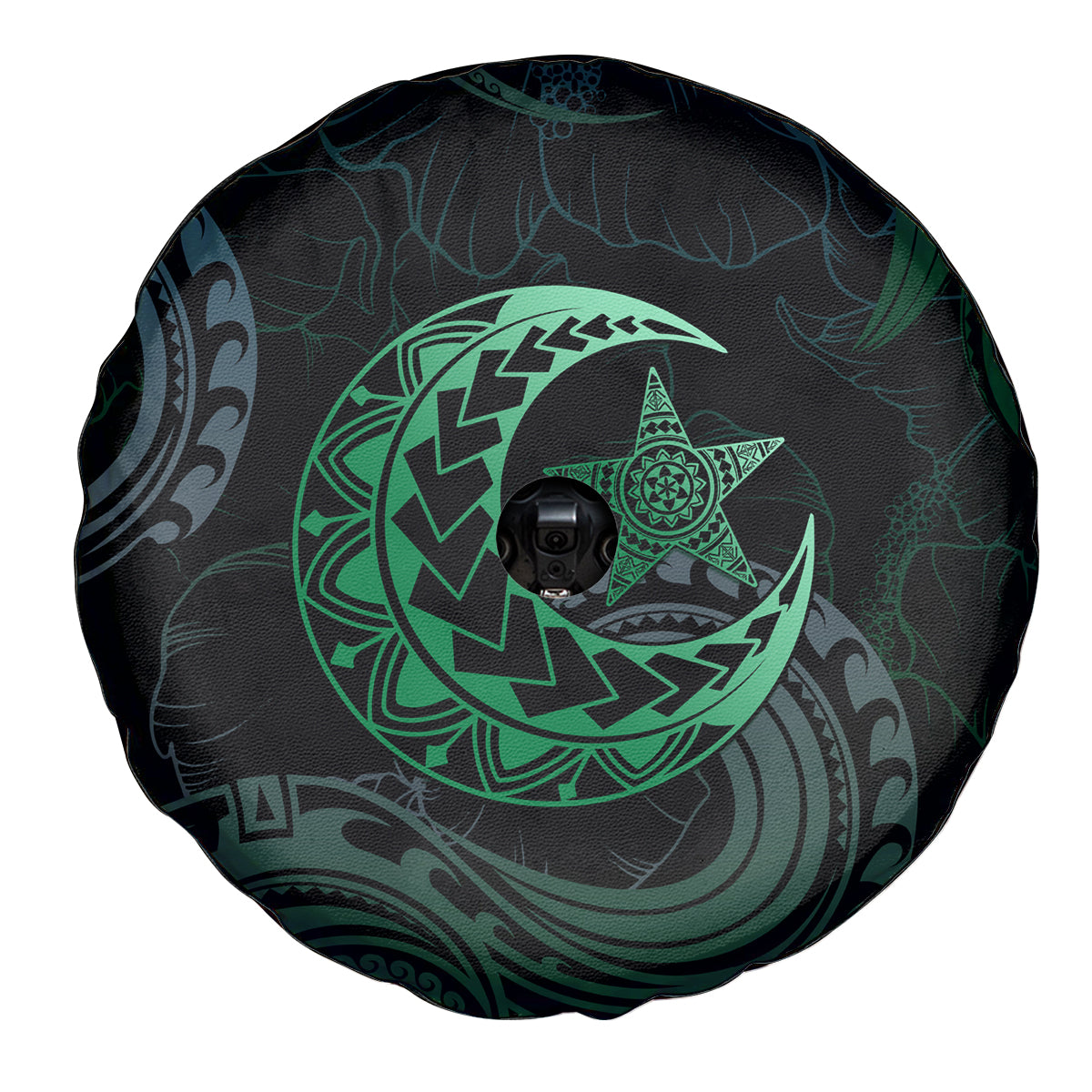 Polynesia Spare Tire Cover With Islam Crescent And Star LT05 - Polynesian Pride
